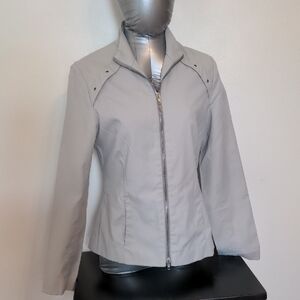 Pleione Light Gray Utility Jacket